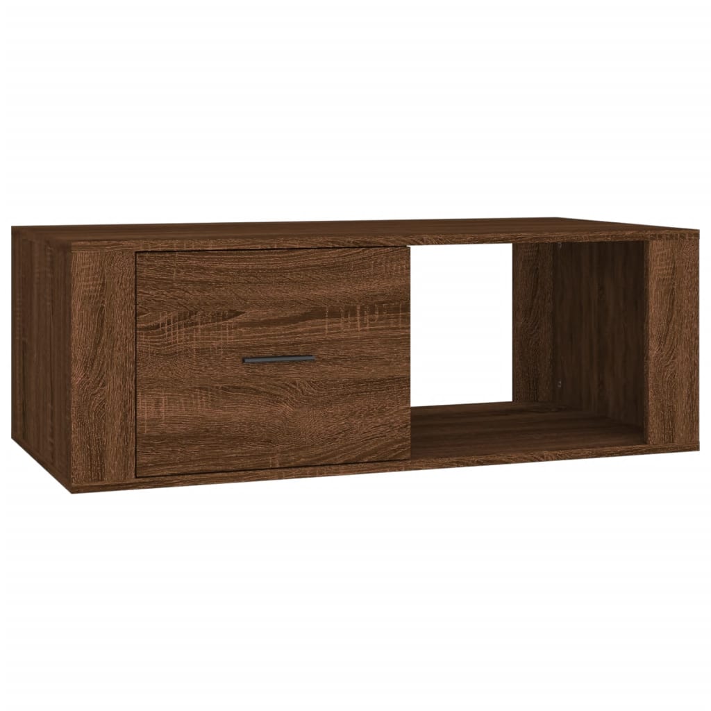 Salongbord Sofabord Brun Eik 100x50,5x35 cm