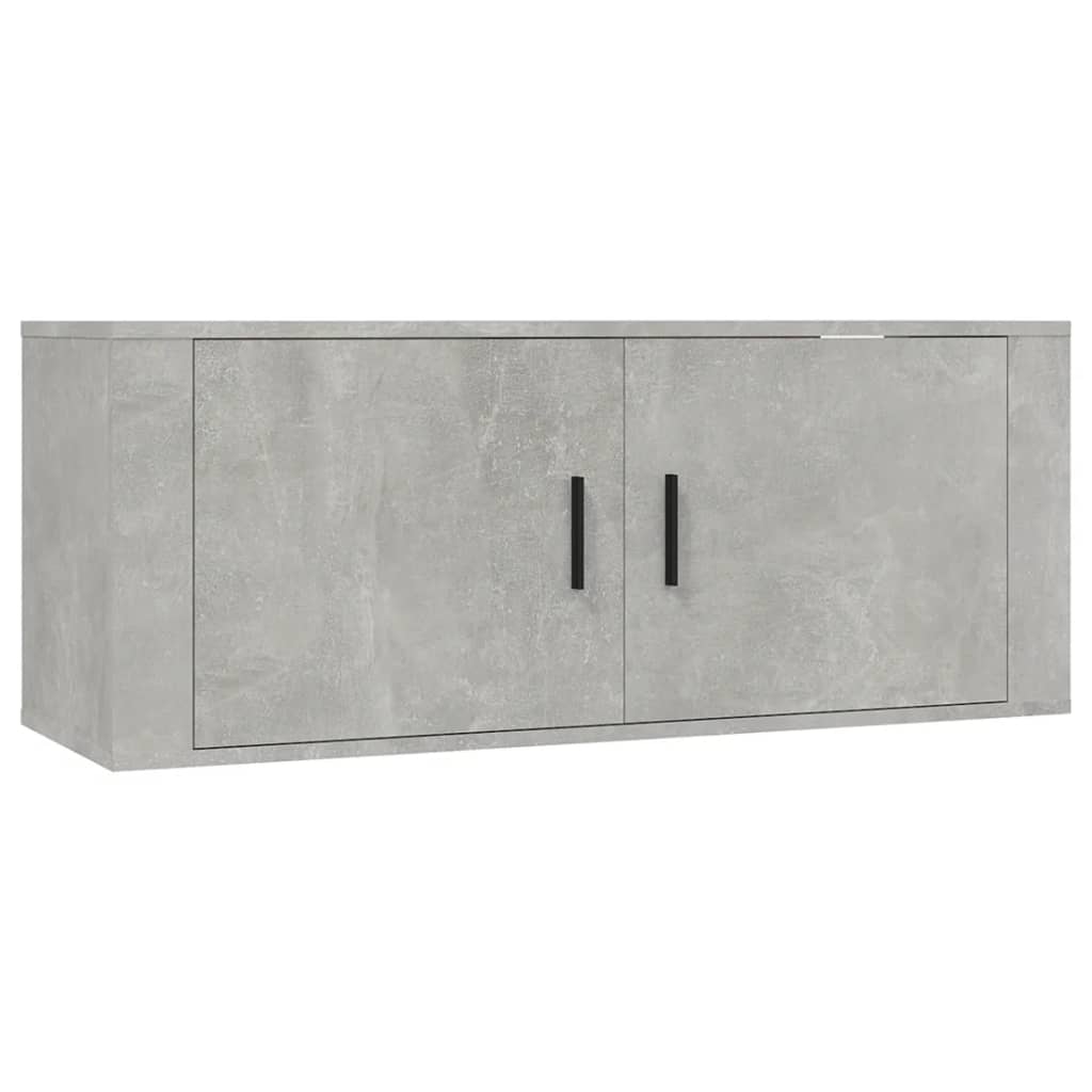 TV-Møbel Betonggrå Vegghengt TV-benk 100x34,5x40 cm