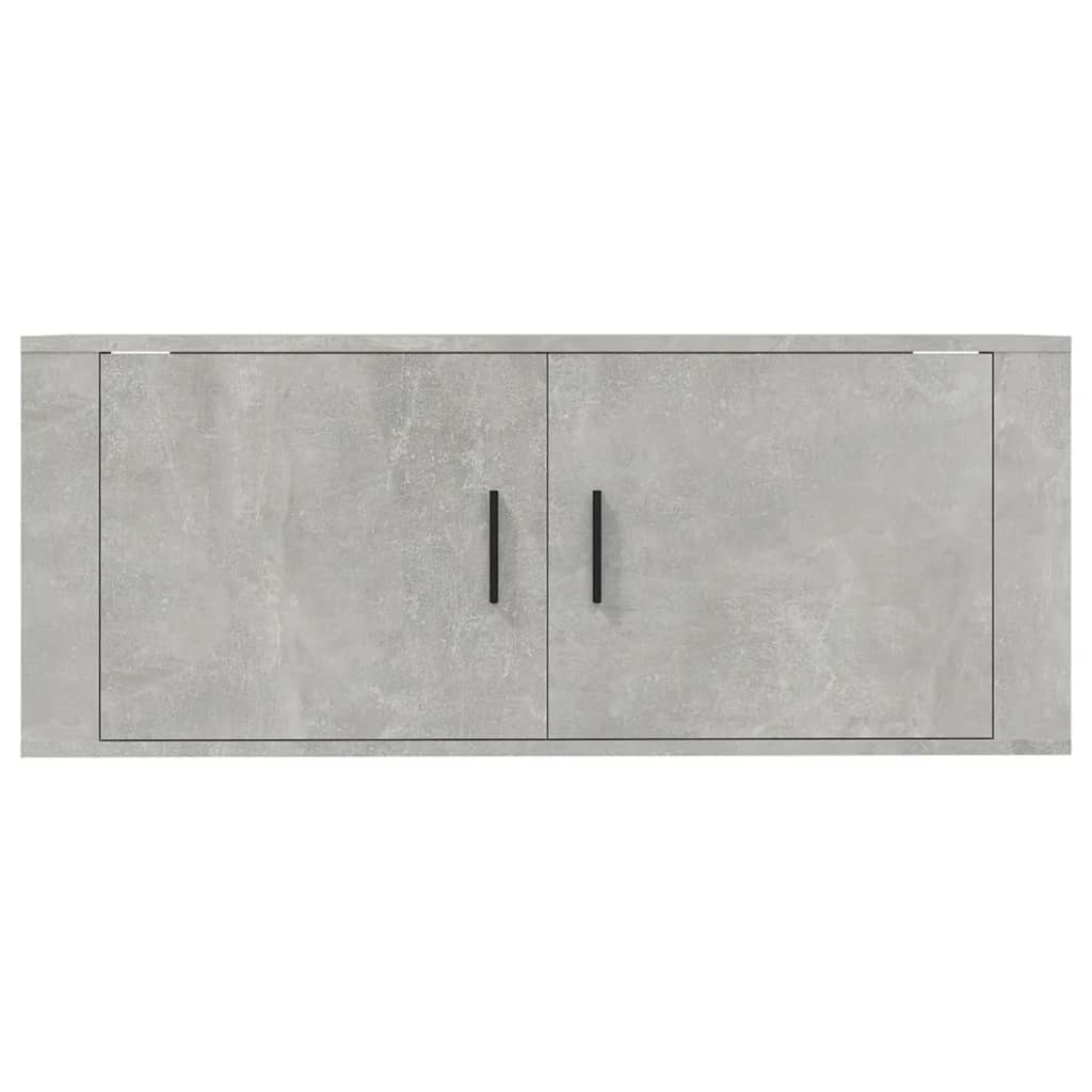 TV-Møbel Betonggrå Vegghengt TV-benk 100x34,5x40 cm