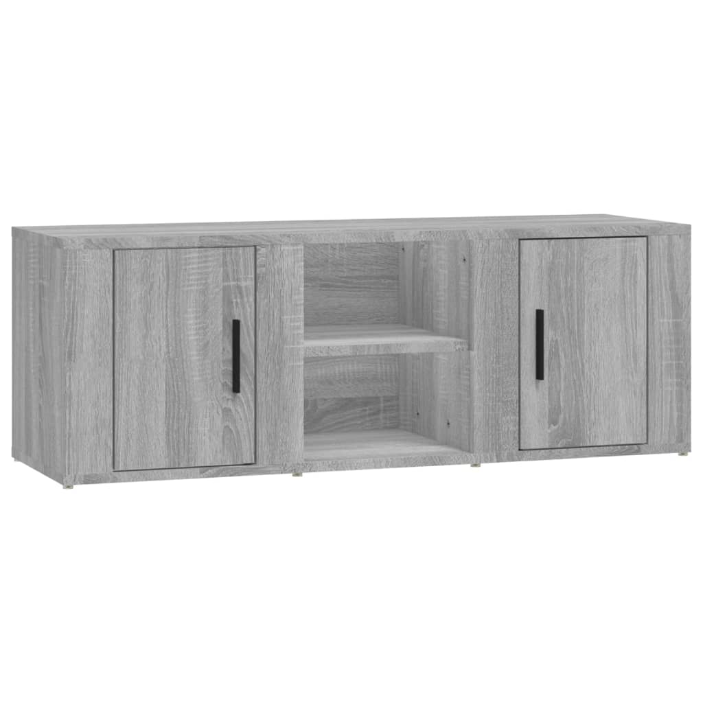 TV-Møbel Sonoma Grå TV-benk 100x31,5x35 cm