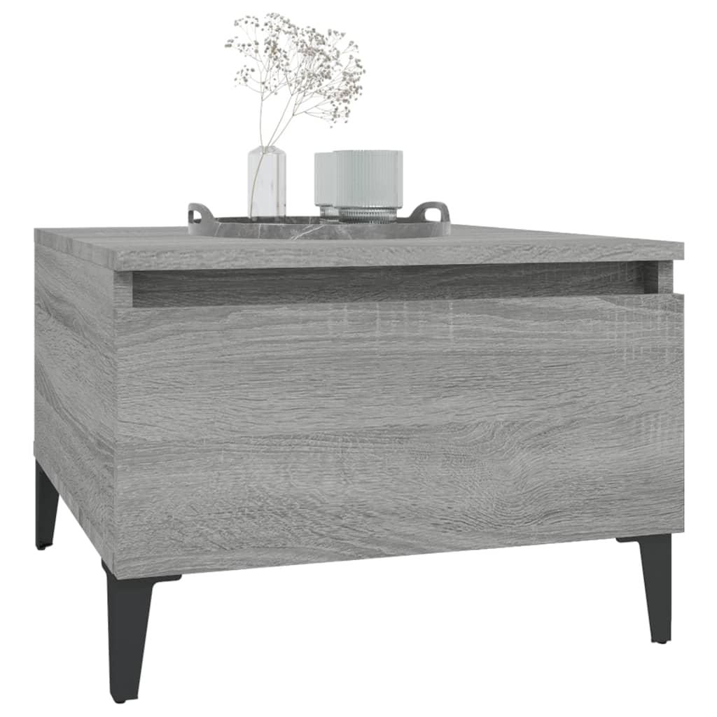 Salongbord Sofabord Sonoma Grå 2 stk 50x46x35 cm