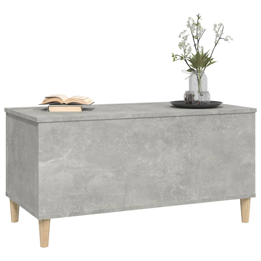 Salongbord Sofabord Betonggrå 90x44,5x45 cm