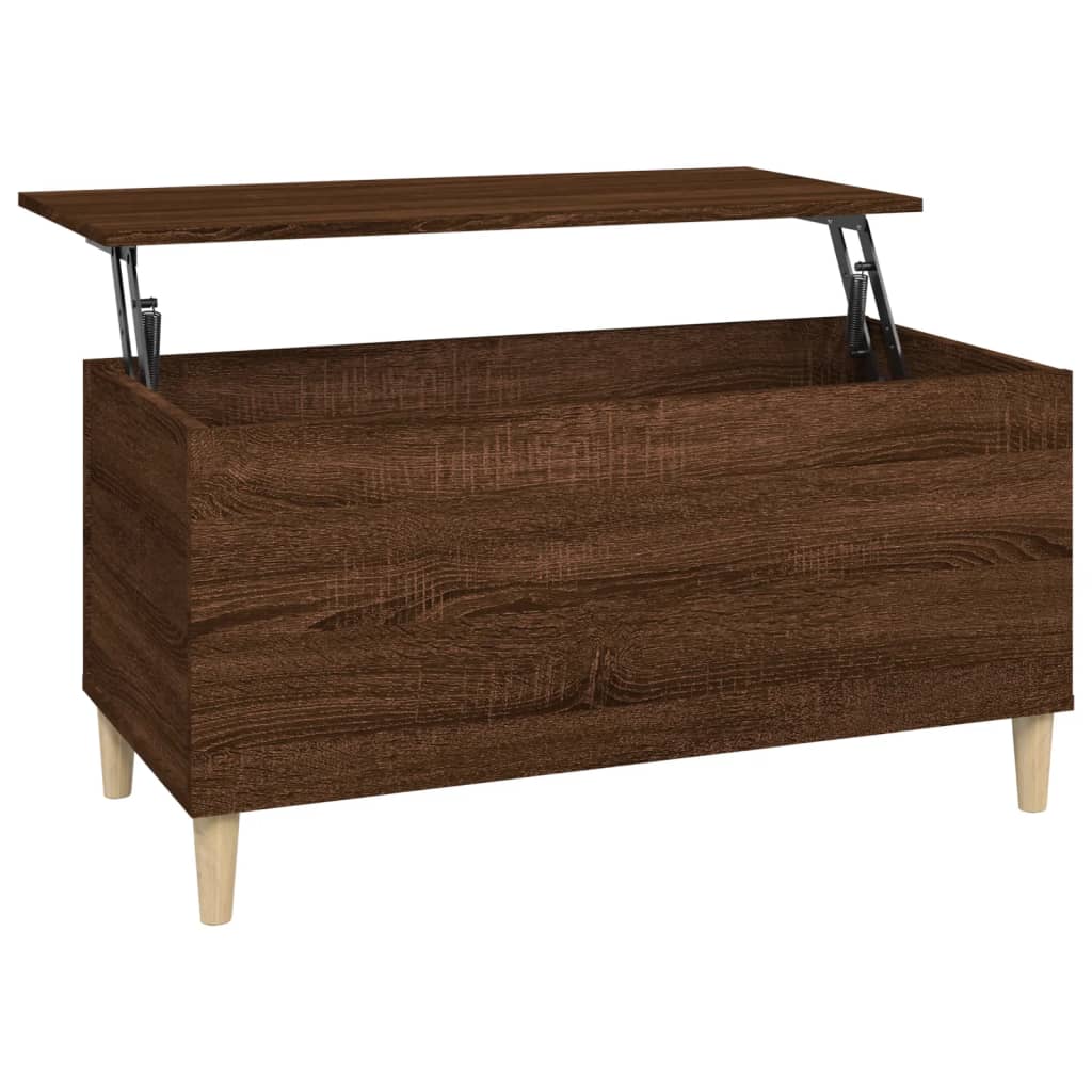 Salongbord Sofabord Brun Eik 90x44,5x45 cm