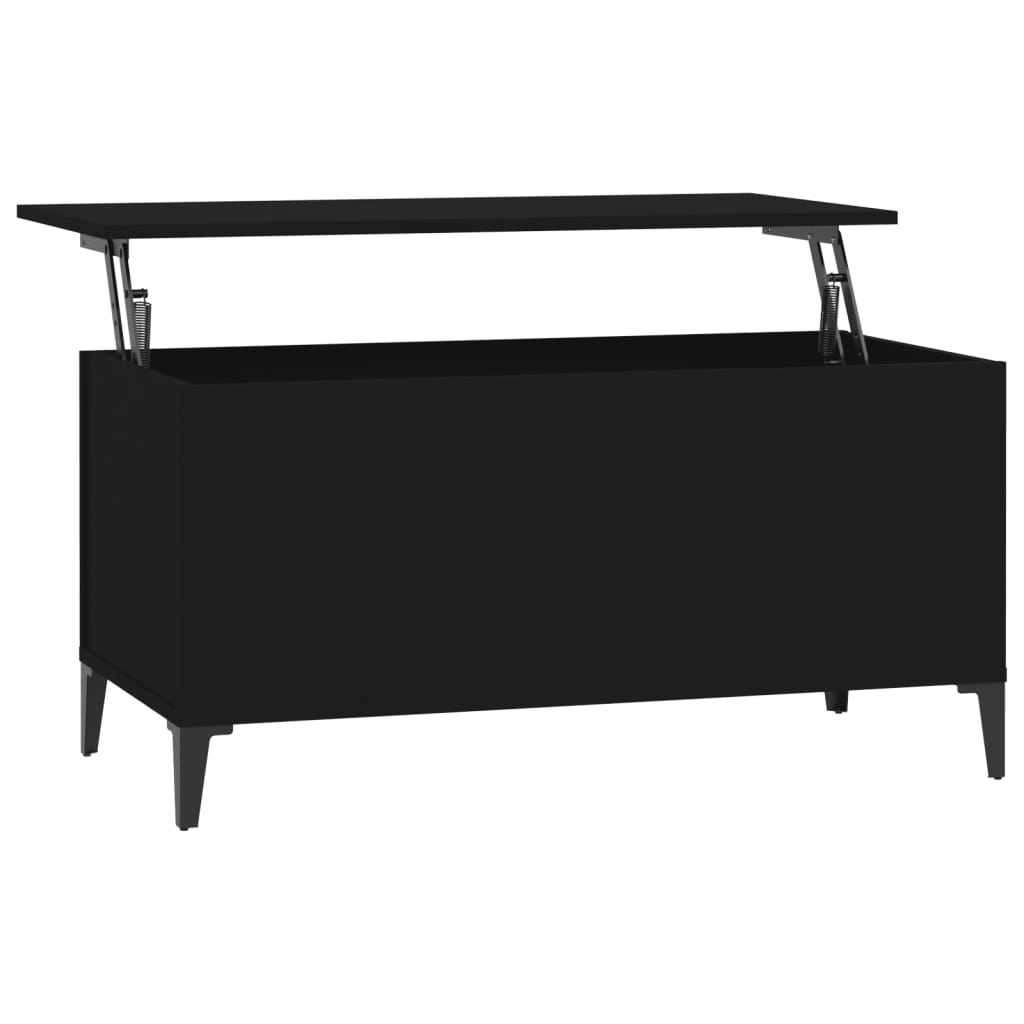 Salongbord Sofabord Svart 90x44,5x45 cm