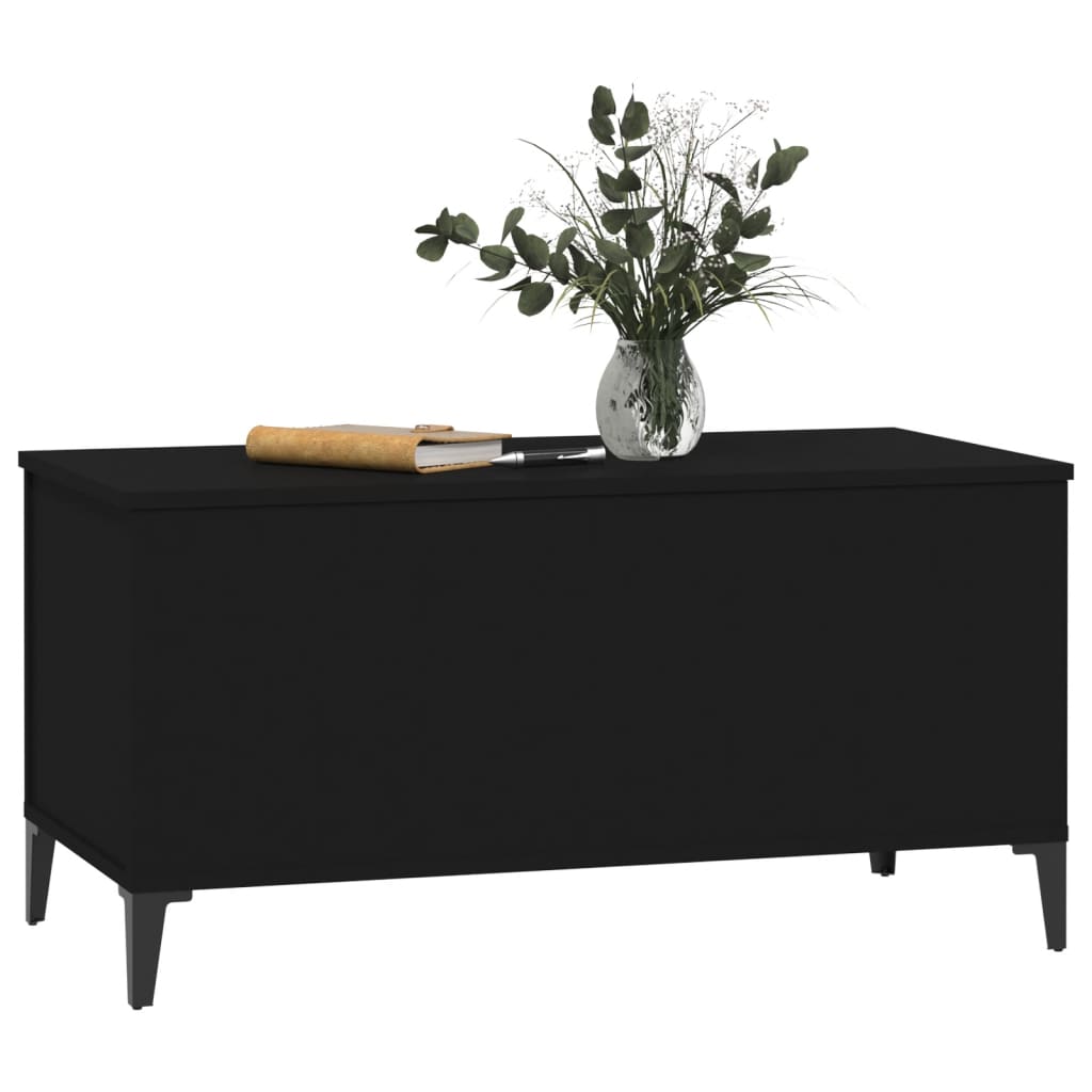 Salongbord Sofabord Svart 90x44,5x45 cm