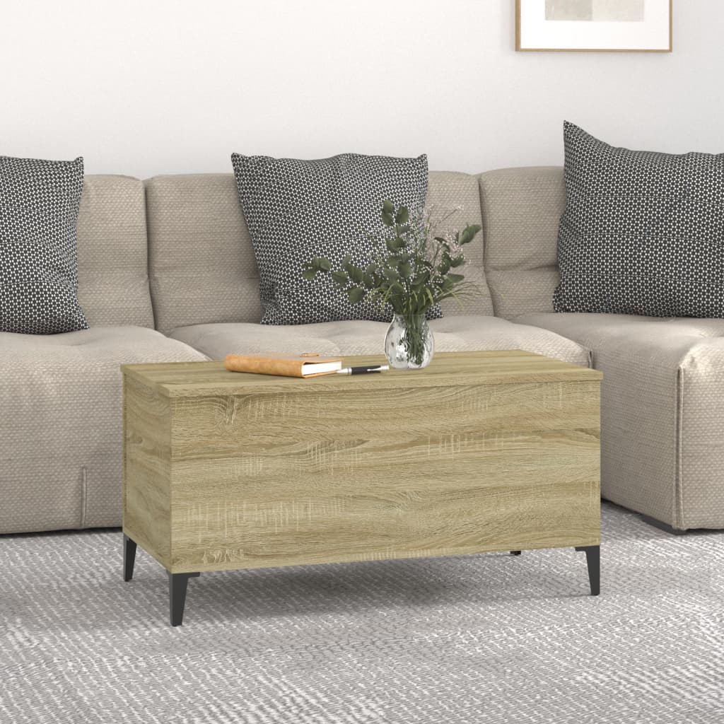 Salongbord Sofabord Sonoma Eik 90x44,5x45 cm