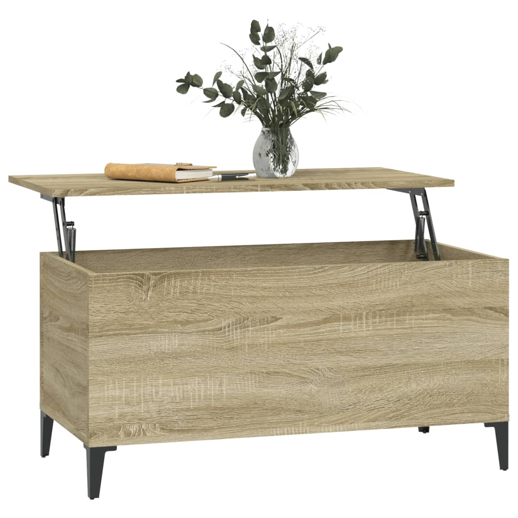 Salongbord Sofabord Sonoma Eik 90x44,5x45 cm