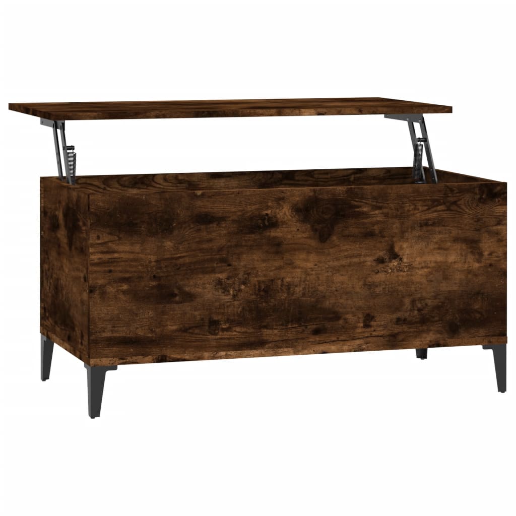 Salongbord Sofabord Røkt Eik 90x44,5x45 cm