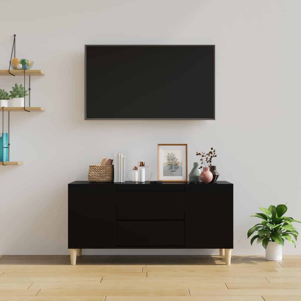 TV-Møbel Svart TV-benk 102x44,5x50 cm