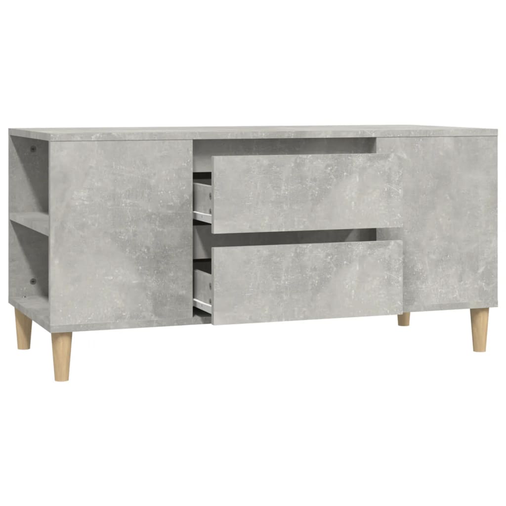 TV-Møbel Betonggrå TV-benk 102x44,5x50 cm