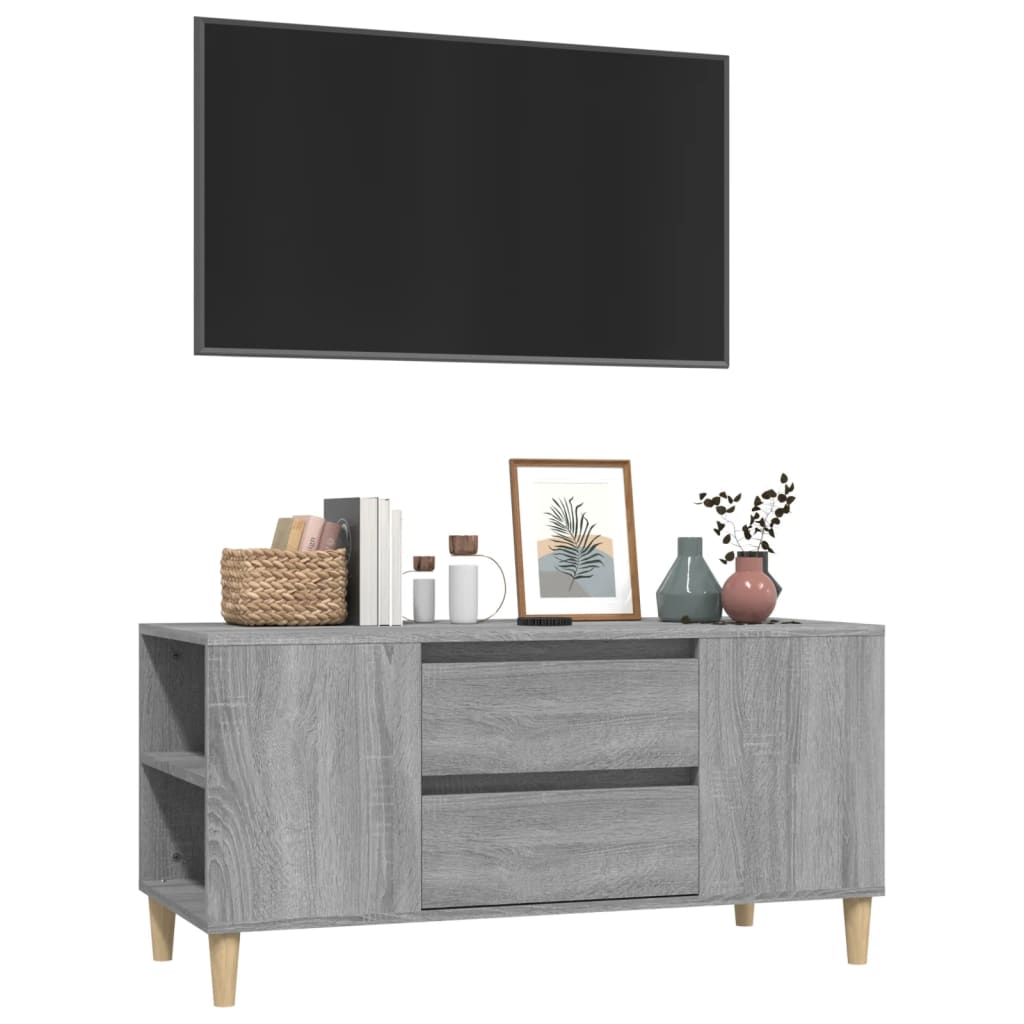 TV-Møbel Sonoma Grå TV-benk 102x44,5x50 cm