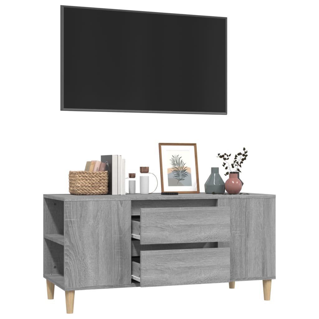 TV-Møbel Sonoma Grå TV-benk 102x44,5x50 cm