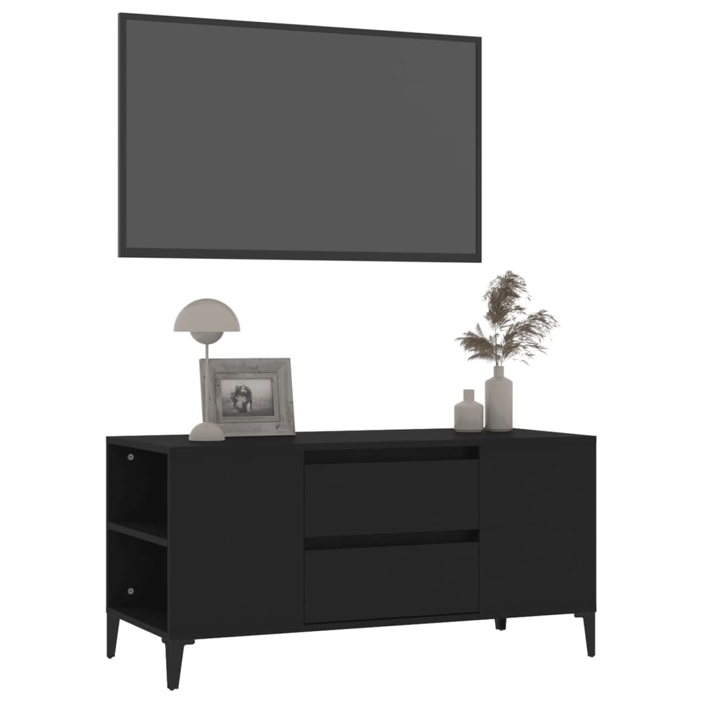 TV-Møbel Svart TV-benk 102x44,5x50 cm