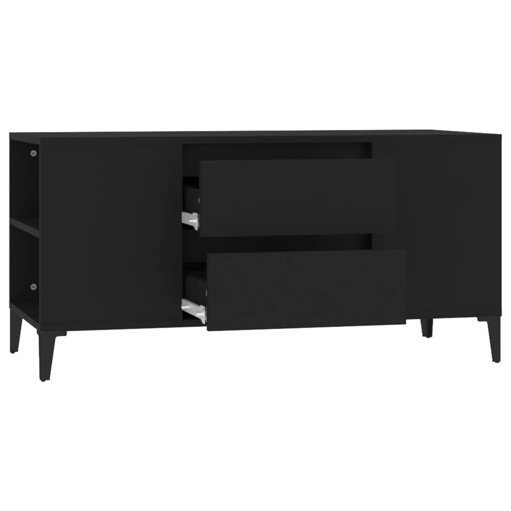 TV-Møbel Svart TV-benk 102x44,5x50 cm
