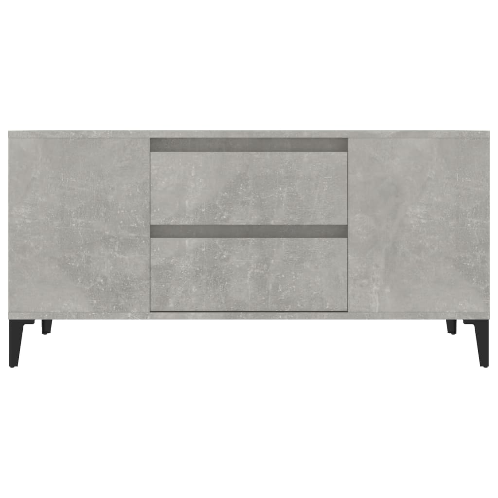 TV-Møbel Betonggrå TV-benk 102x44,5x50 cm