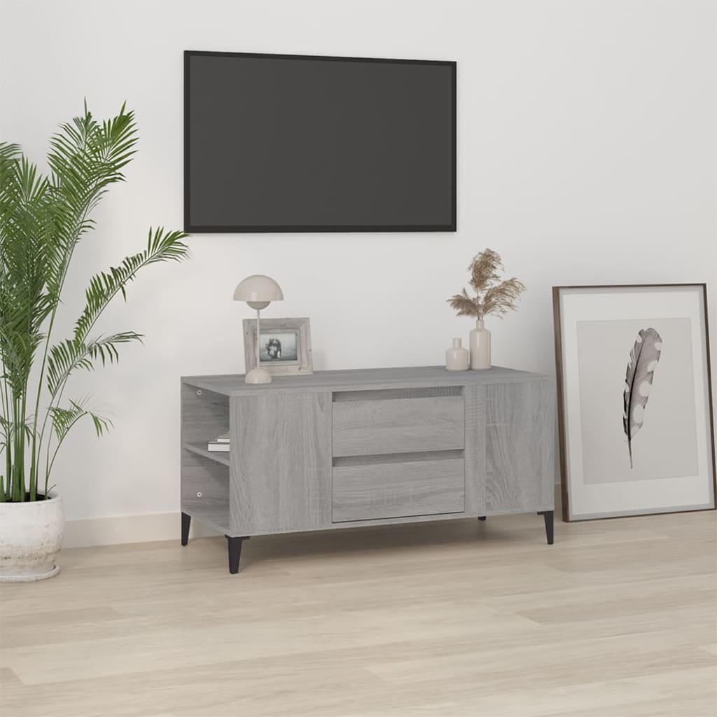 TV-Møbel Sonoma Grå TV-benk 102x44,5x50 cm