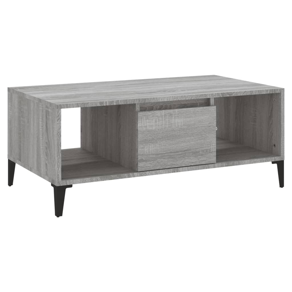 Salongbord Sofabord Sonoma Grå 90x50x36,5 cm