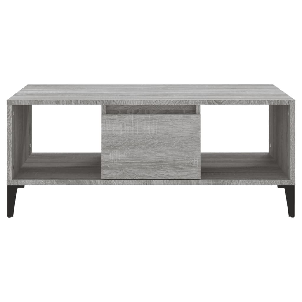 Salongbord Sofabord Sonoma Grå 90x50x36,5 cm