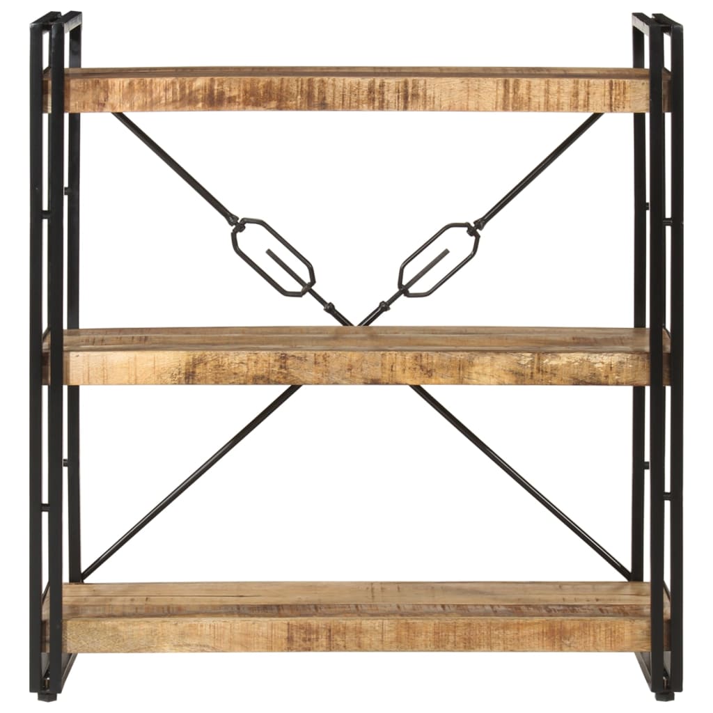 Bokhylle Tre 3 etasjer 77x30x80 cm heltre mango