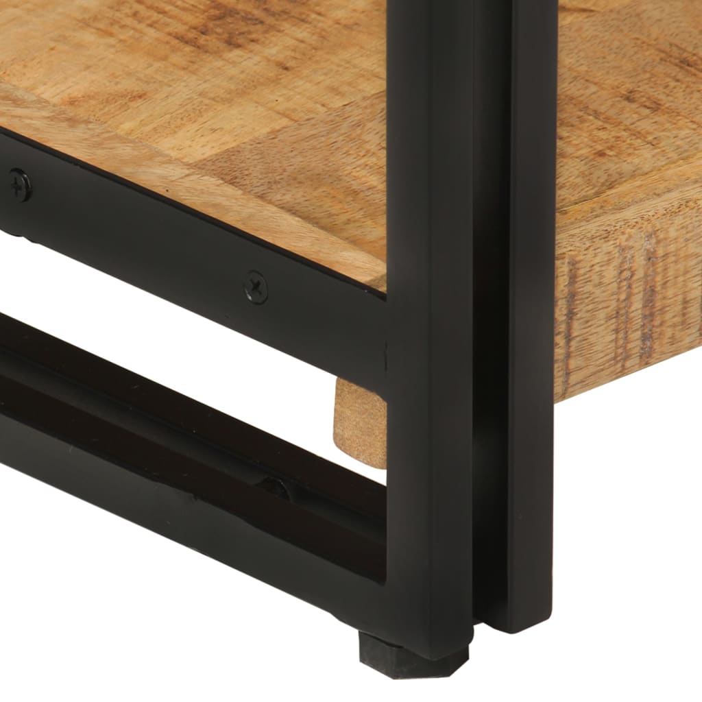 Bokhylle Tre 3 etasjer 77x30x80 cm heltre mango