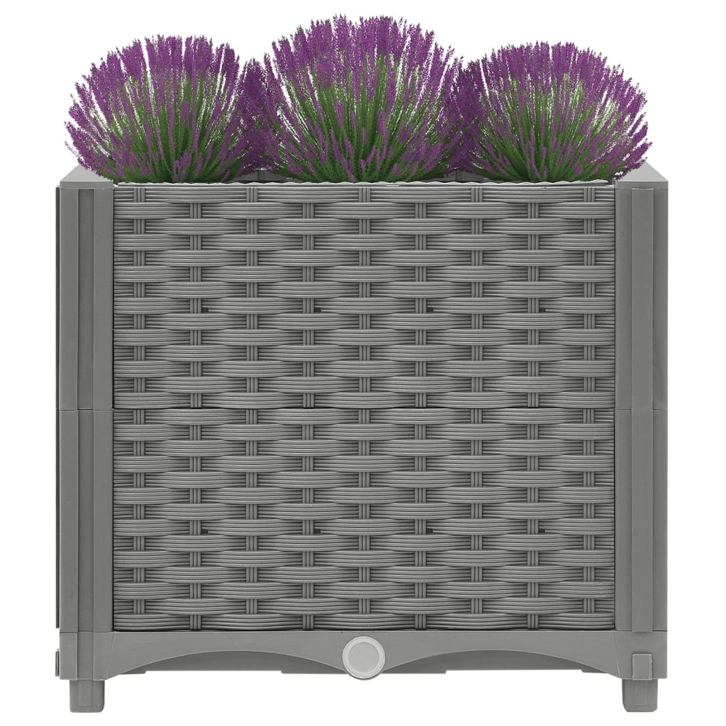 Utendørs Blomsterkasse Plantekasse Polypropen (PP) 40x40x38 cm