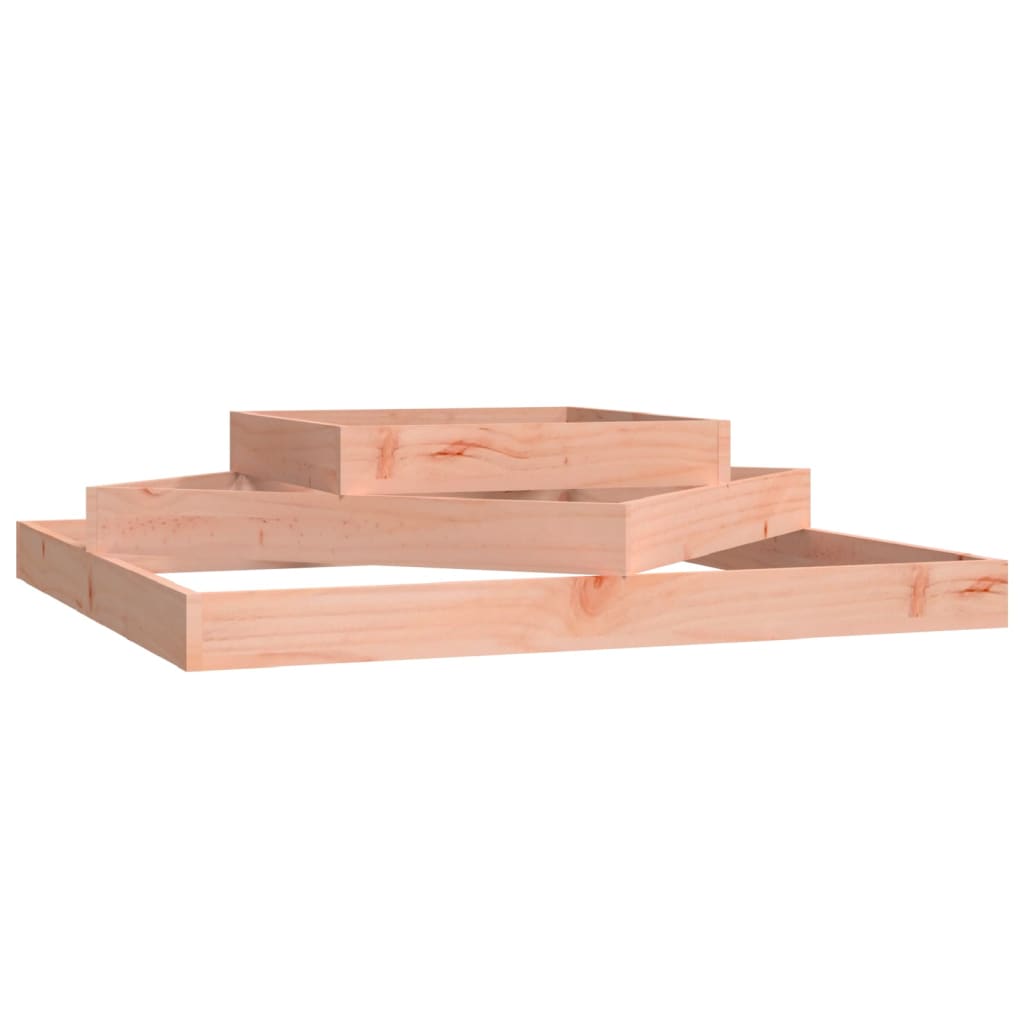 Utendørs Blomsterkasse Plantekasse Tre 112x112x27 cm heltre douglasgran