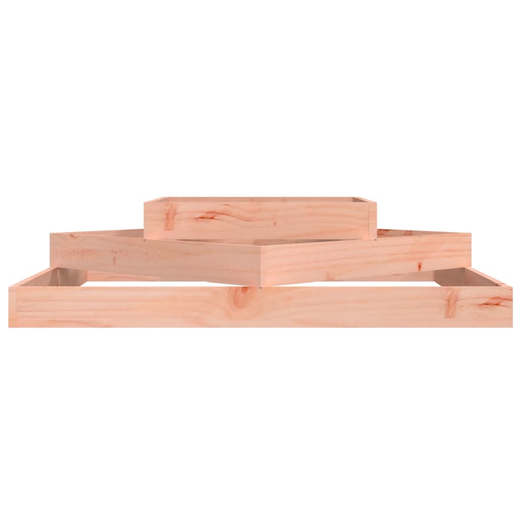 Utendørs Blomsterkasse Plantekasse Tre 112x112x27 cm heltre douglasgran
