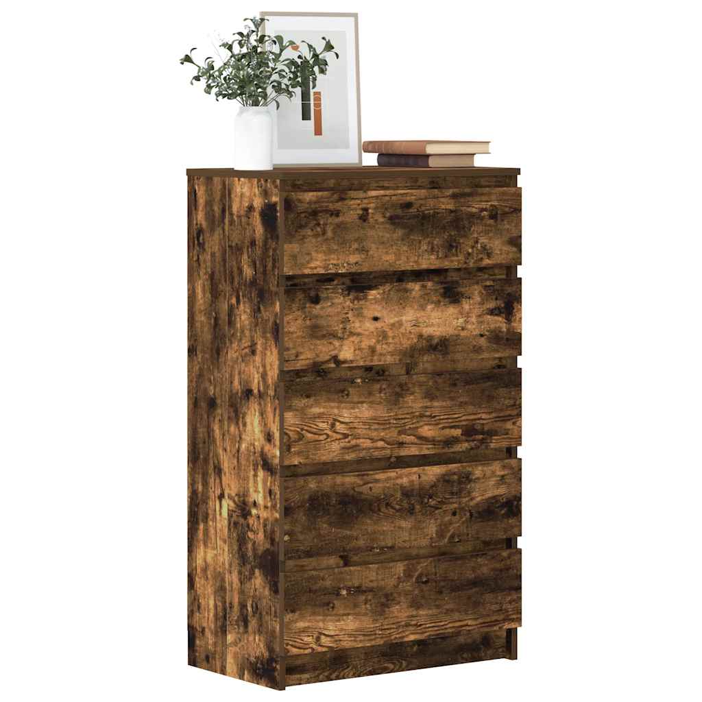Kommode Røkt Eik 60x36x103 cm