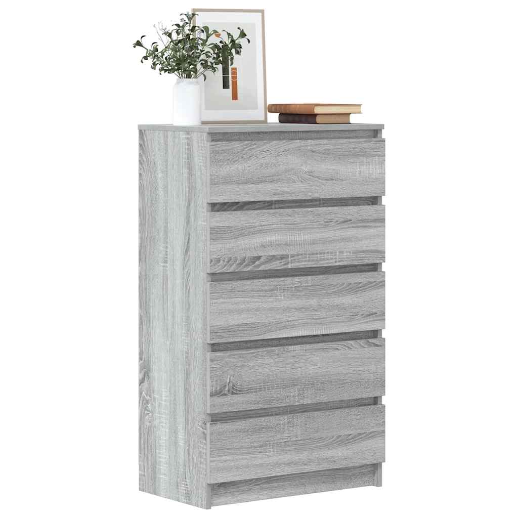 Kommode Sonoma Grå 60x36x103 cm