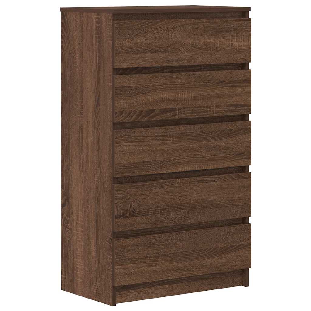 Kommode Brun Eik 60x36x103 cm