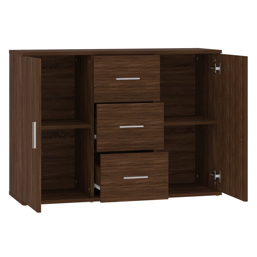 Skjenk Brun Eik 91x29,5x65 cm