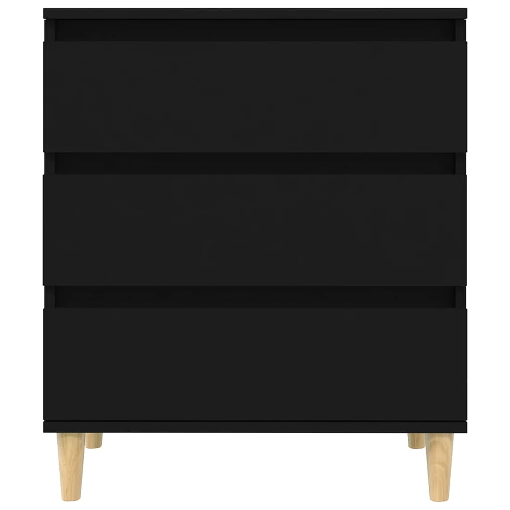 Kommode Svart 60x35x70 cm