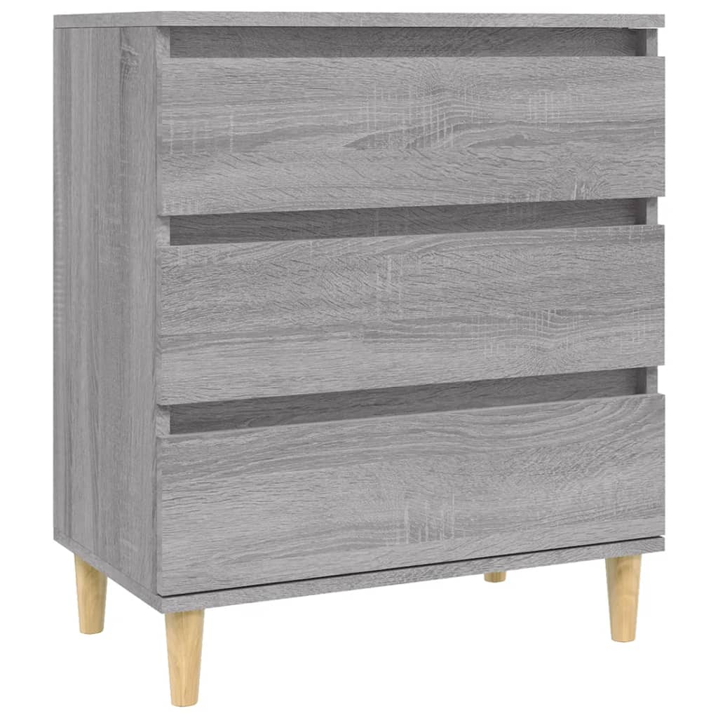 Skjenk grå sonoma 60x35x70 cm konstruert tre