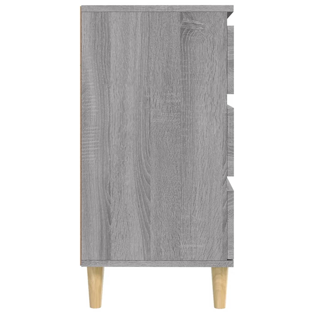 Skjenk grå sonoma 60x35x70 cm konstruert tre