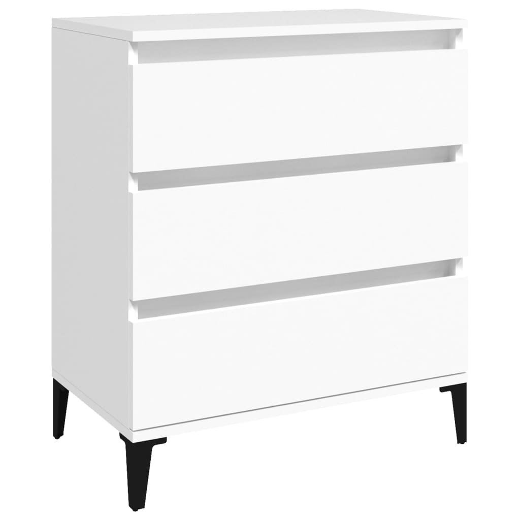 Kommode Hvit 60x35x70 cm