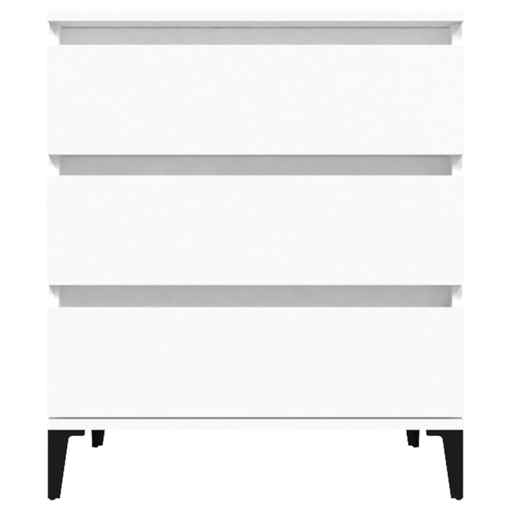 Kommode Hvit 60x35x70 cm
