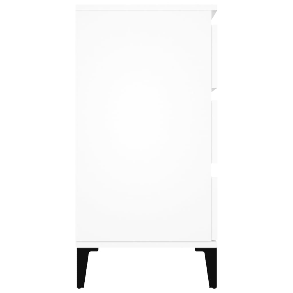 Kommode Hvit 60x35x70 cm