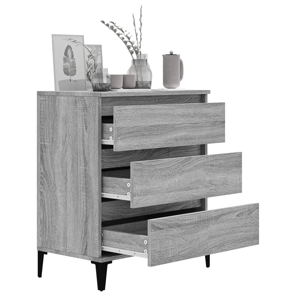 Kommode Sonoma Grå 60x35x70 cm