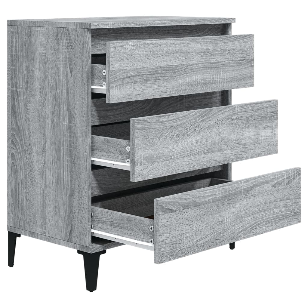 Kommode Sonoma Grå 60x35x70 cm