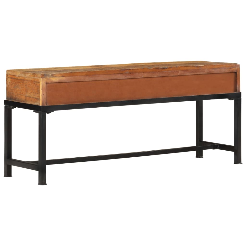 TV-Møbel Tre TV-benk gjenvunnet heltre 110x30x46 cm