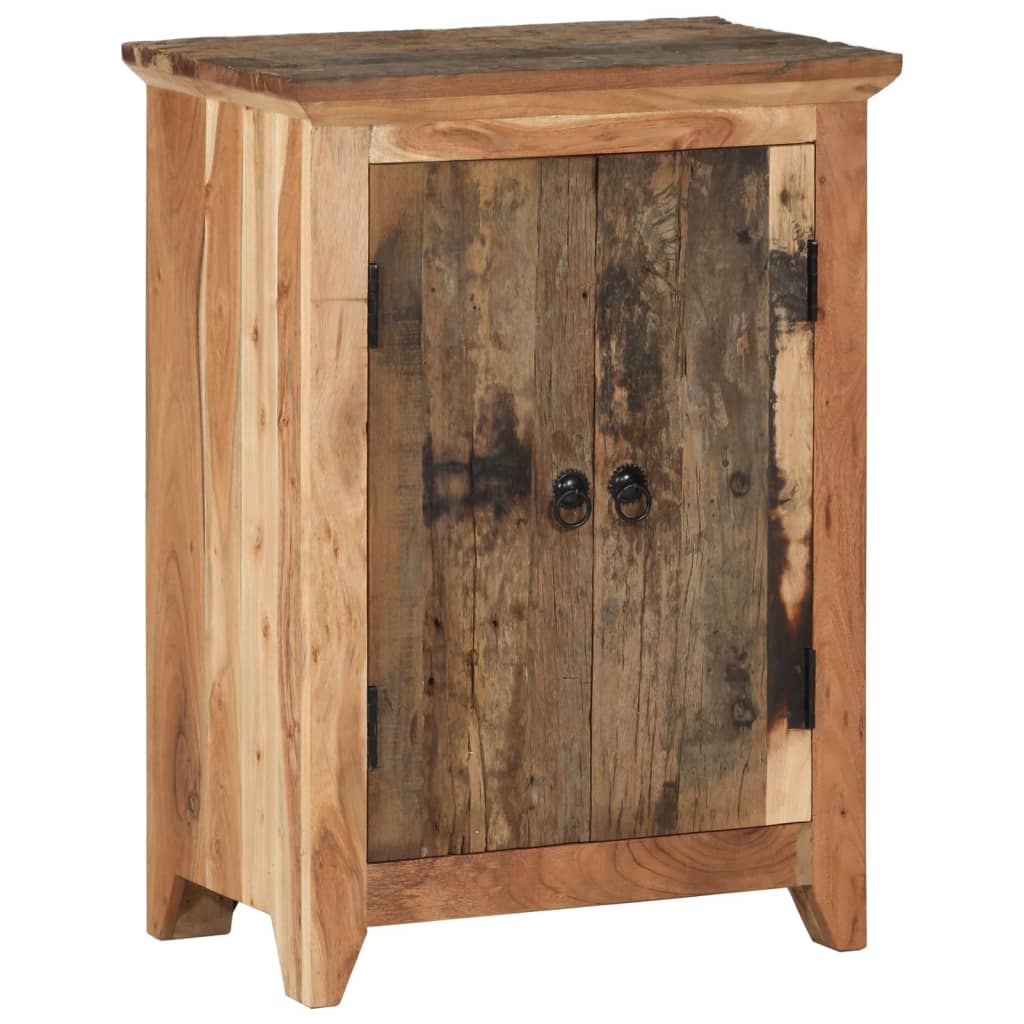 Skjenk Tre gjenvunnet heltre og heltre akasie 55x33x75 cm
