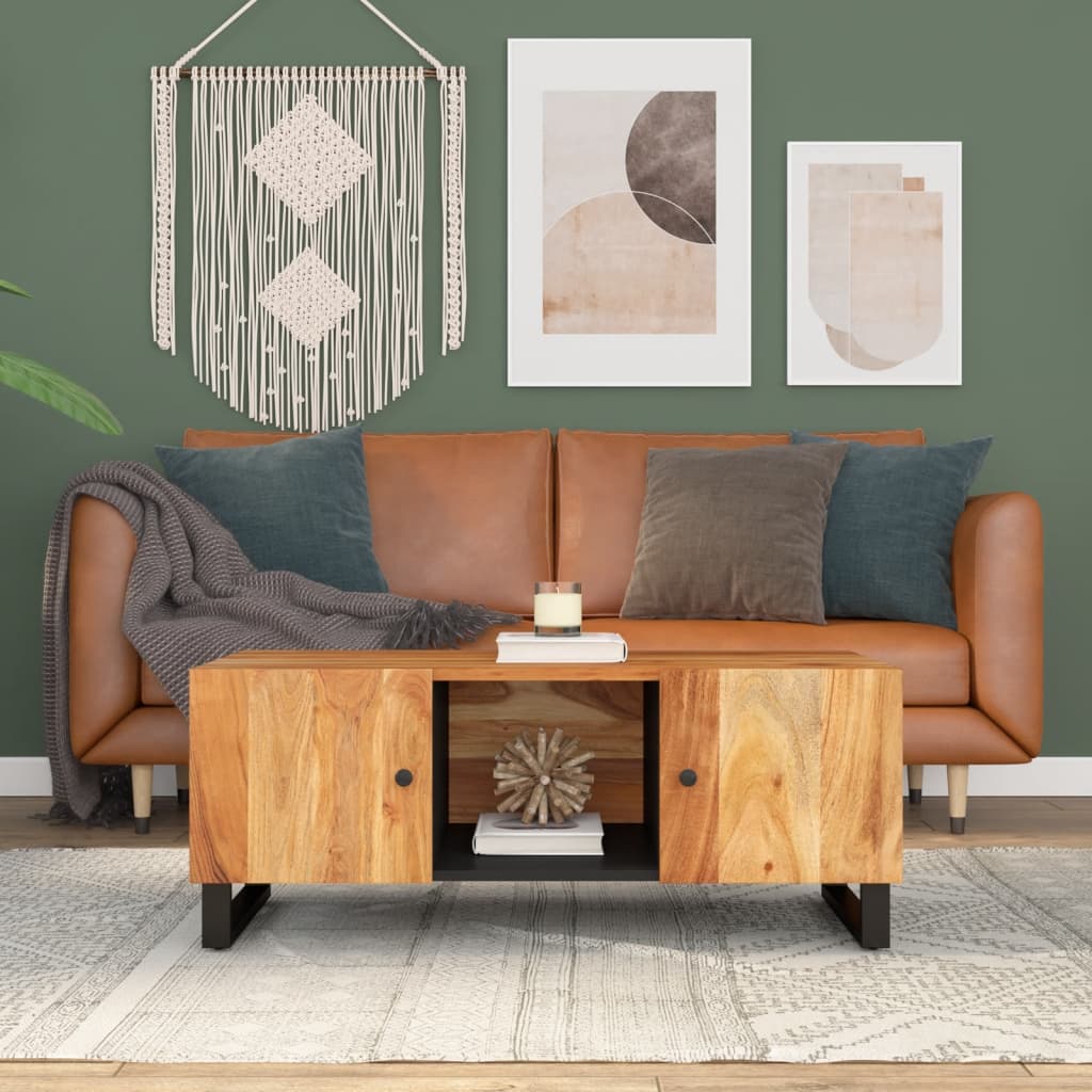 Salongbord Sofabord Tre 100x54x40 cm heltre akasie og