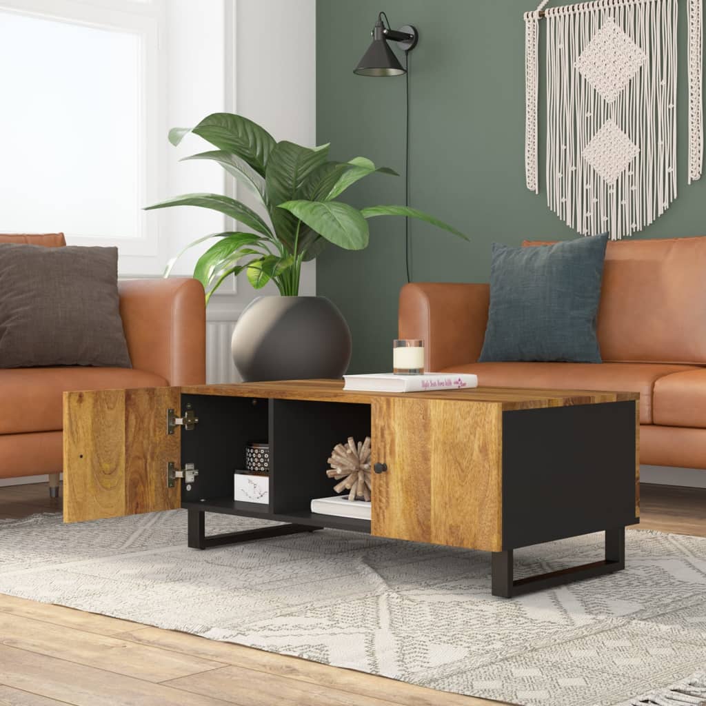 Salongbord Sofabord Tre 100x54x40 cm heltre mango og