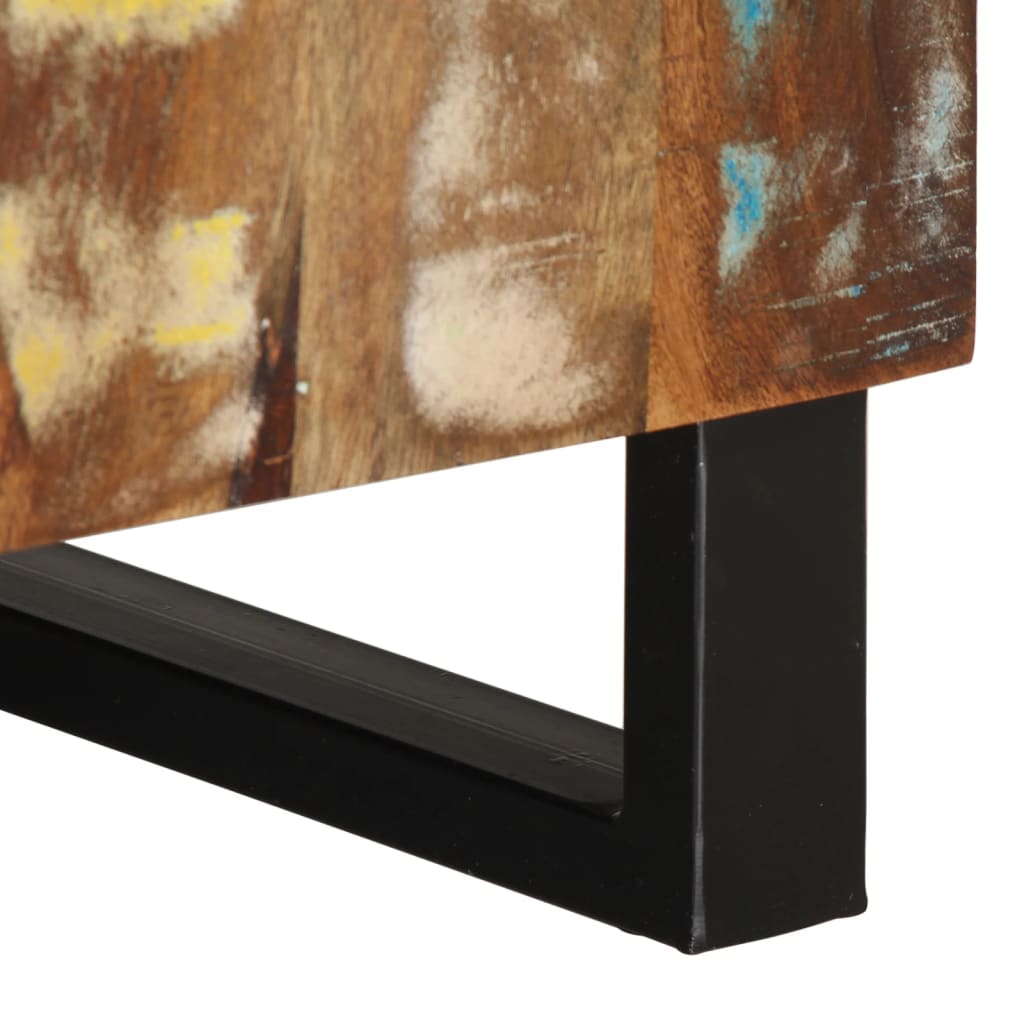 TV-Møbel Tre TV-benk 80x33x46 cm gjenvunnet heltre og