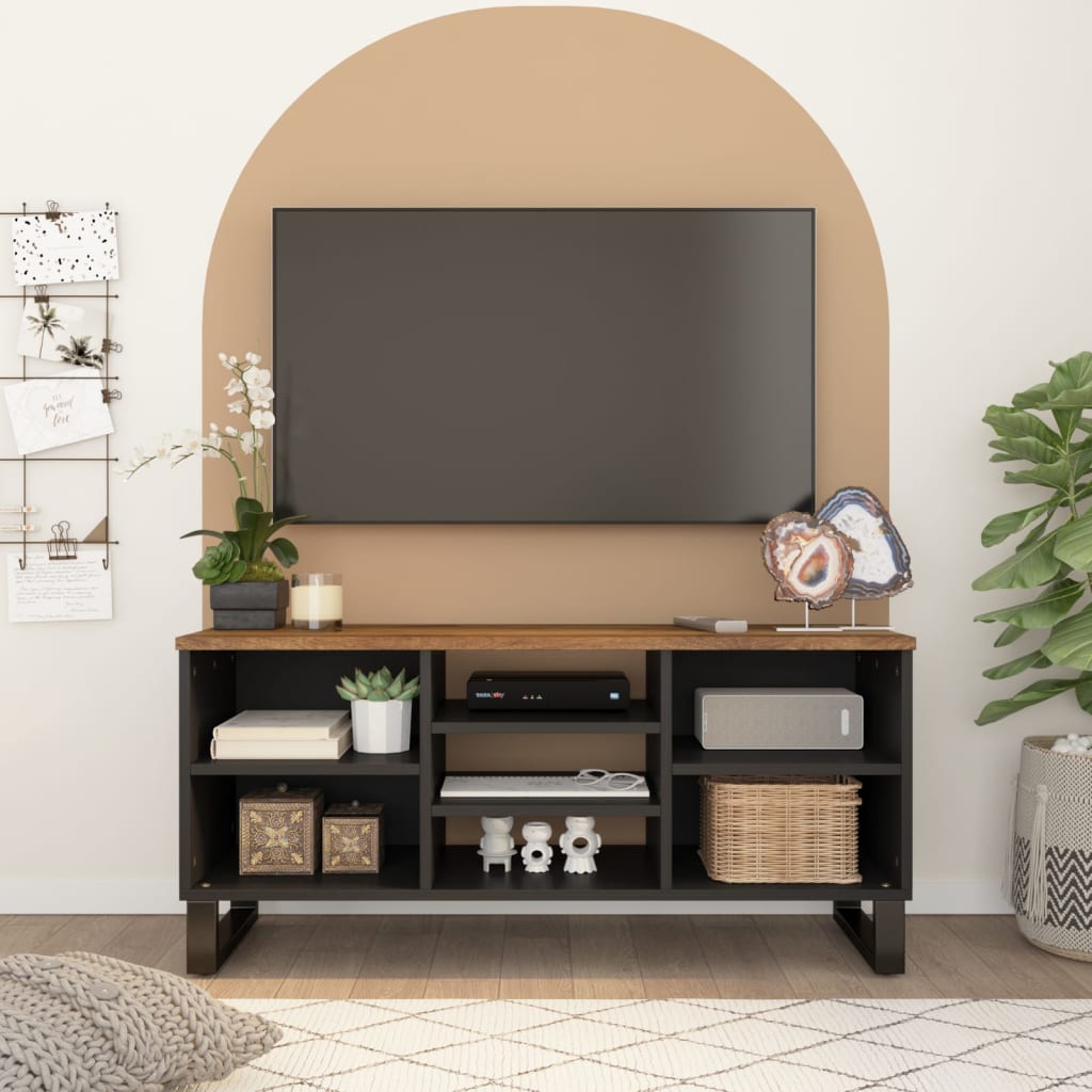 TV-Møbel Tre TV-benk 100x33x46 cm heltre mango og