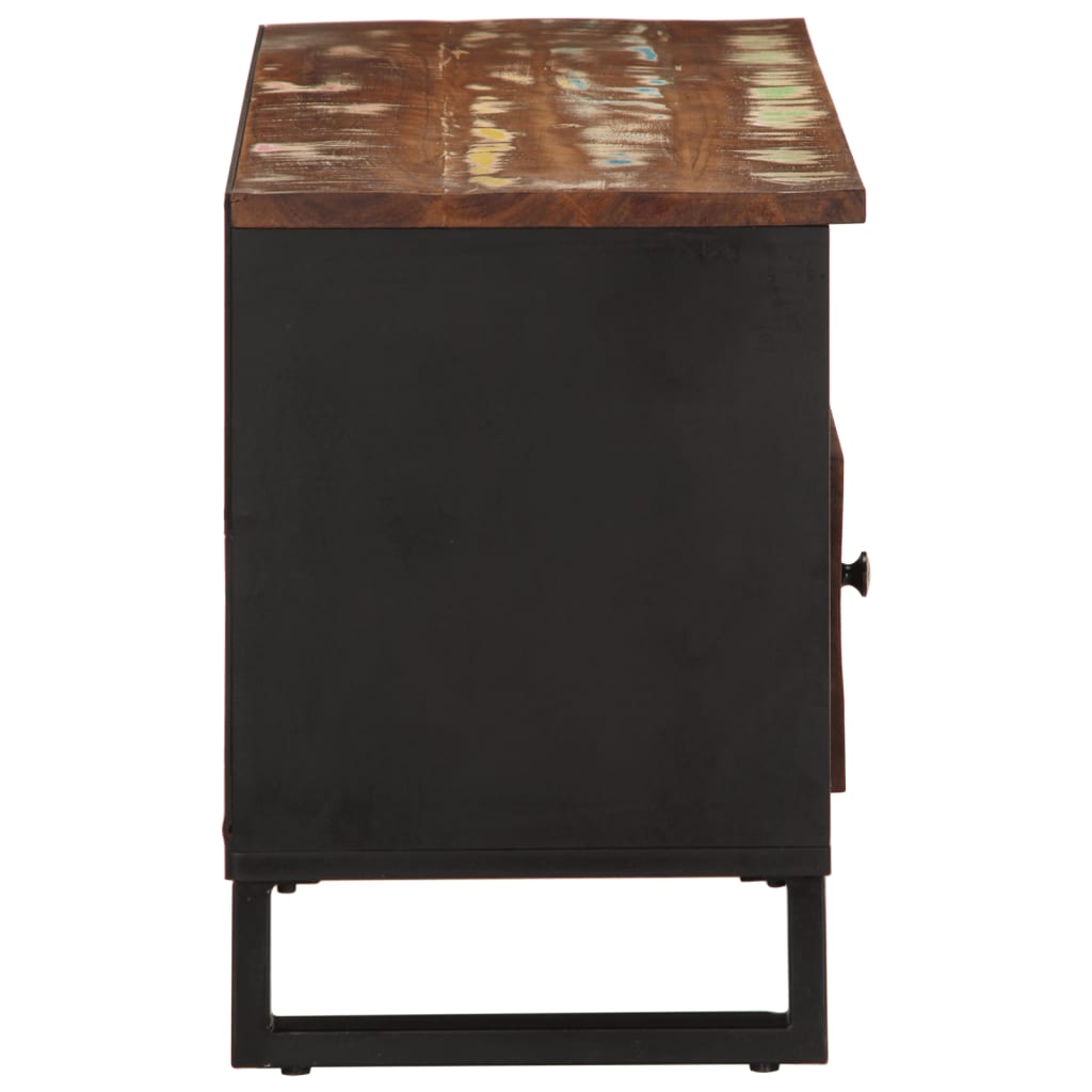 TV-Møbel Tre TV-benk 100x33x46 cm gjenvunnet heltre og