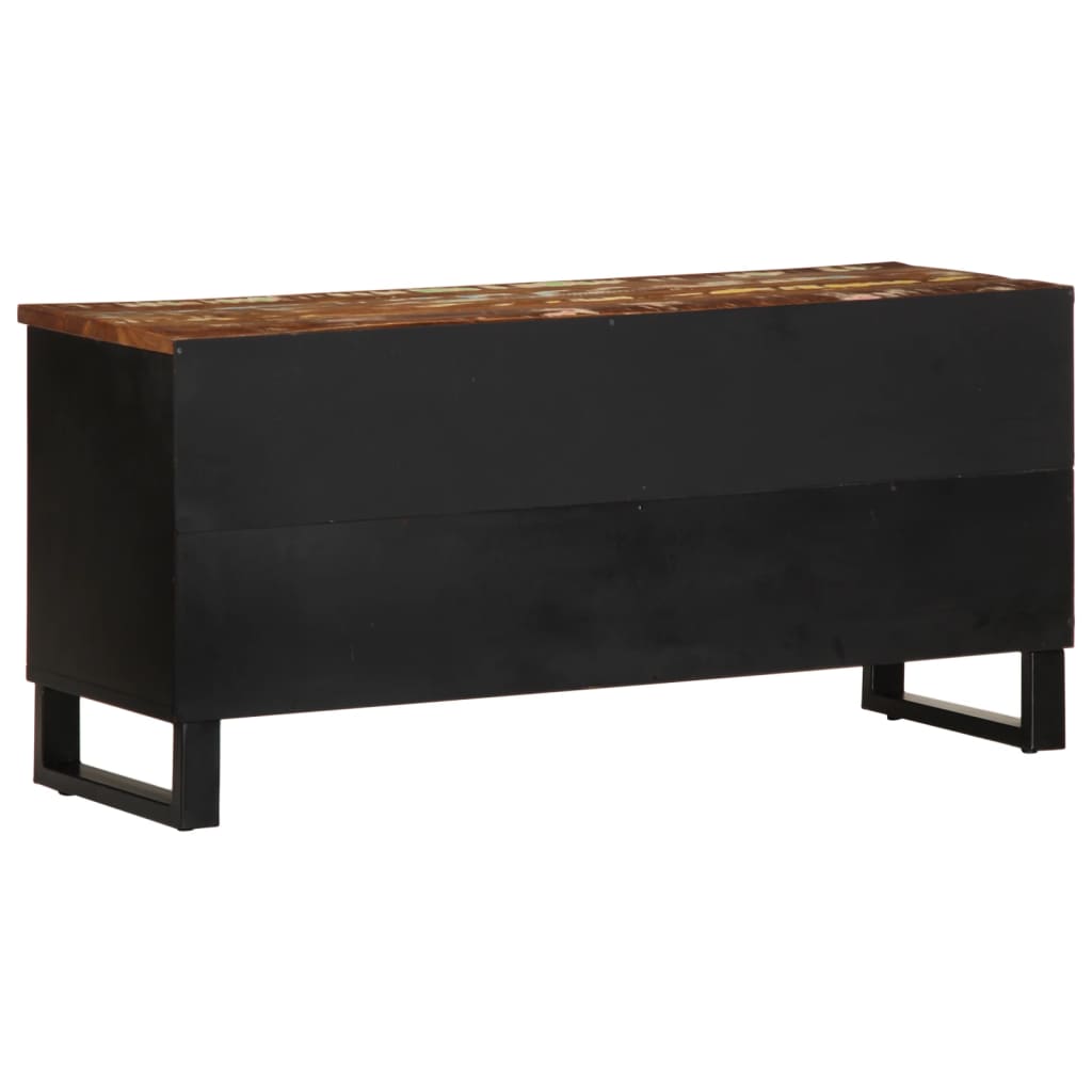 TV-Møbel Tre TV-benk 100x33x46 cm gjenvunnet heltre og