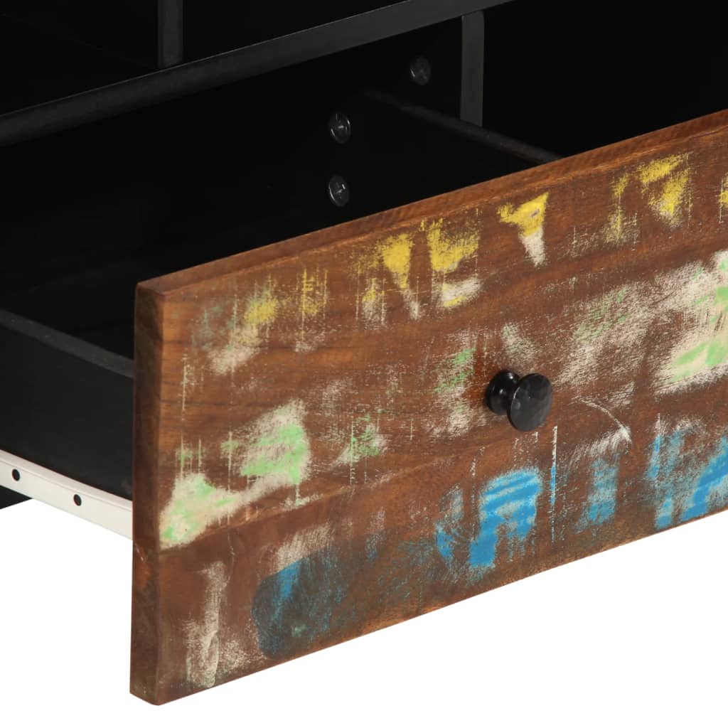 TV-Møbel Tre TV-benk 100x33x46 cm gjenvunnet heltre og