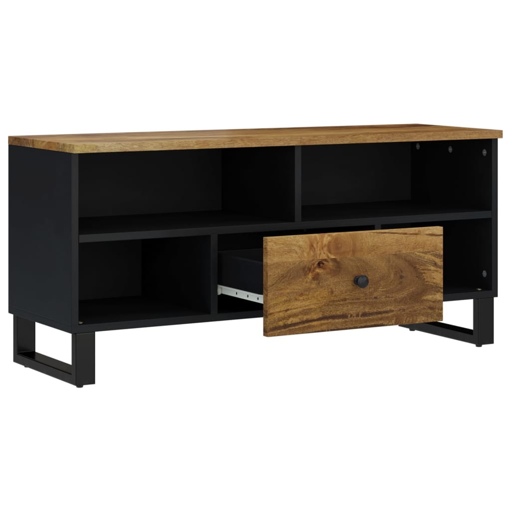 TV-Møbel Tre Tv-benk 100x33x46 cm heltre mango og