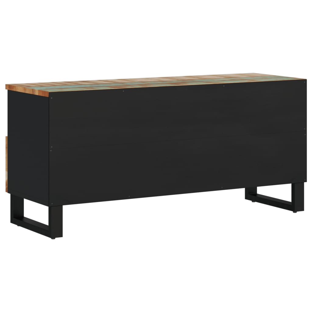 TV-Møbel Tre TV-benk 100x33x46 cm gjenvunnet heltre og